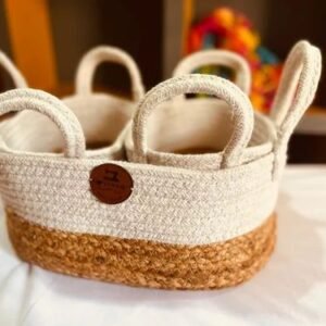 124E2837 8E2A 433D 8Bb8 Ccb49Fc79876 1 500X500 1 3 Piece Set Of Jute Basket For Kitchen Organiser Multipurpose Home Decor