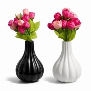 51Phc1Bjsll Sl1024 500X500 1 Sphinx Small Ceramic Flower Vase Modern Decorative Bud Vases For Living Room Table Shelf
