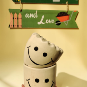 Ceremic Planter Little Decor Thing log Home Garden Decor (144)