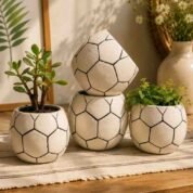 Football Ceramic Planter