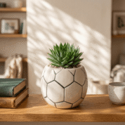 Football Ceramic Planter