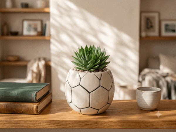 Football Ceramic Planter 985(1) Football Ceramic Planter