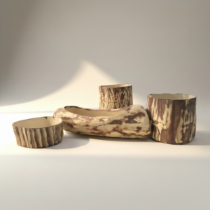 Home Decor Ceremic Wood Log Pot 16 Ceramic Slepping Log Garden Planter Pot