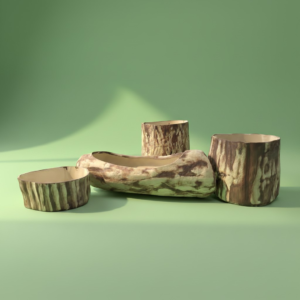 Home Decor Ceremic Wood Log Pot 18 Ceramic Log Small Garden Planter Pot