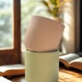 Home Decor Ceremic wood Log Pot (2)