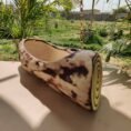 Rustic Wood Finish Ceramic Planter Set (10)