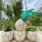 ceremic planter and pots (8)