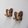 Wooden wall hook for home and office decor, stylish and functional wooden holder for keys and access.