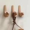 Wooden wall hooks for home and office decor, perfect for organising and adding rustic charm to your.