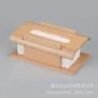 Wooden tissue paper holder for dining tables, perfect for home decor and table organisation.