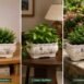 Chinese Ceramic Orchid Planter Lan Series Bonsai Pot
