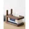 Wooden hotel tissue holder with a modern design, perfect for home decor and organisation.