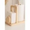 Wooden hotel tissue dispenser for elegant home decor. Perfect for adding a rustic touch to your bath.