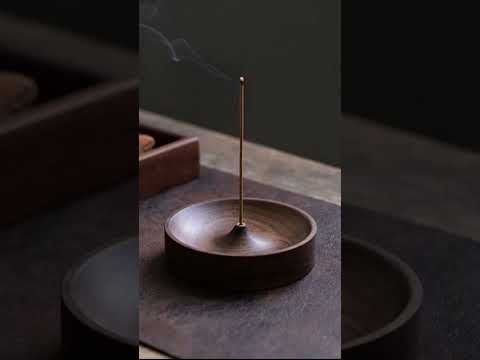 Wooden Incense Burner Gift Set for Home Decor Incense holder for wooden home decor and gift set, perfect for relaxing and aromatic ambiance.