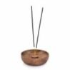 Incense stand made of wood, perfect for modern home decor and creating a calming atmosphere.