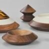 Incense holder made of sleek wood, perfect for modern home decor. Elegant and functional wooden ince.