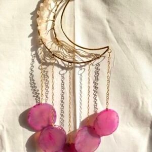Rose Quartz Moon Wind Chime Crystal Hanging Decor Decorative Wind Chime for Home Balcony and Garden Decor 15 Product Jpeg 500X500 17 Rose Quartz Moon Wind Chime Crystal Hanging Decor Decorative Wind Chime For Home Balcony And Garden Decor