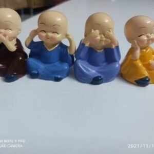 Product Jpeg 500X500 4 Ceramic Sitting Monk Buddha Decorative Home Decor Showpiece