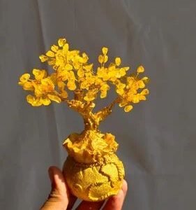 Product Jpeg 500X500 7 Citrine Gemstone Bonsai Tree Handmade Lucky Money Tree For Wealth Wholesale Bulk Natural Gemstone Decorative Tree For Home Decor