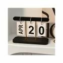 Wooden Desktop Calendar for Home Decor Wooden desktop calendar with date blocks, perfect for home or office decor.