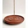 Rustic wooden incense holder for home decor and relaxation. Perfect for adding a natural touch to yo.