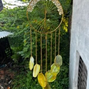 Citrin Yellow Agate Wind Chime with polished edge(round,15 to 20 inch) Decorative Wind Chime for Home Balcony and Garden Decor 18 Whatsapp Image 2025 09 24 At 12 05 09 E888362C 500X500 1 Citrin Yellow Agate Wind Chime With Polished Edge(Round,15 To 20 Inch) Decorative Wind Chime For Home Balcony And Garden Decor