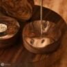 Wooden incense burner holder for home decor and gift ideas.