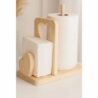 Cute wooden heart and block decor for home or kitchen decoration.