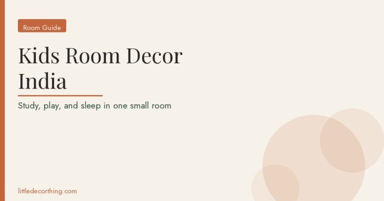 Kids Room Decor In India: Setting Up A Room That Works For Studying, Playing, And Sleeping