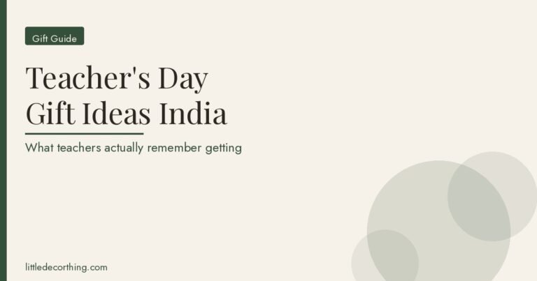 Teacher'S Day Gift Ideas India: What Teachers Actually Remember Getting