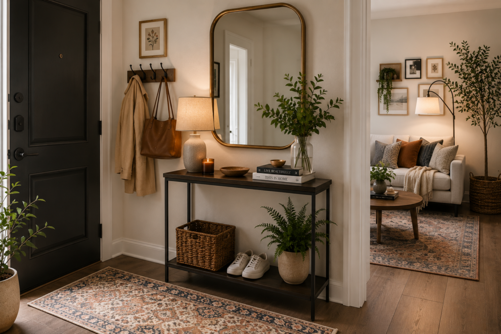 How to decorate a small entryway, when you don't have a foyer? 17 How to decorate a small entryway, when you don't have a foyer