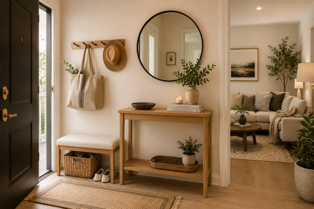 How to decorate a small entryway, when you don't have a foyer? 16 How to decorate a small entryway when you dont have a foyer 1 how to decorate a small entryway, when you don't have a foyer?