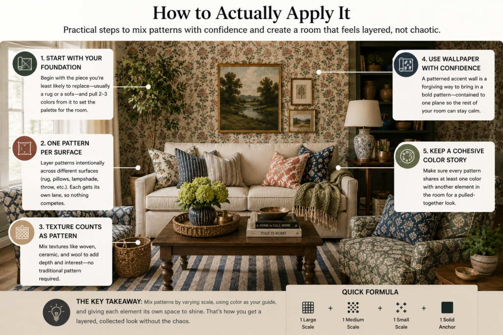 How to mix patterns in a room without it looking like a mess? 17 How to mix patterns in a room without it looking like a mess 2 how to mix patterns in a room without it looking like a mess?