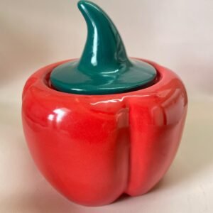 Img 20260514 Wa0066 Ceramic Pickle Jar Red For Table, Kitchen &Amp; Home Decor