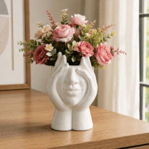 Muse Face Ceramic Planter