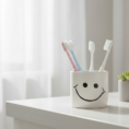 Smiley Face Ceramic Planter