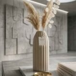 Tall Decorative Flower Vase for Living Room & Home Décor