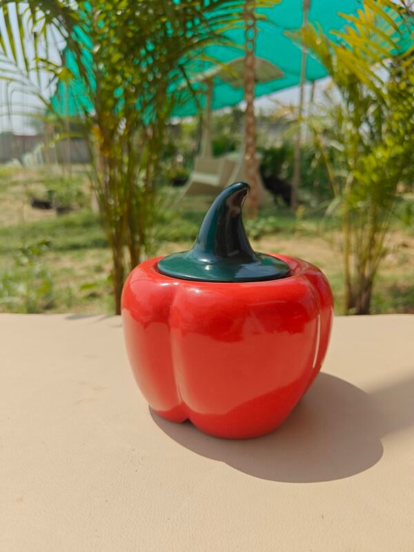 Ceramic Pickle Jar Red for Table, Kitchen & Home Decor Ceramic Pickle Jar Red for Table, Kitchen & Home Decor