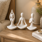 Ceramic Yoga Figurine Set of 3 (5)