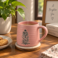 Fern Leaf Ceramic Mug - Botanical
