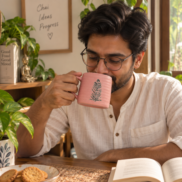 Fern Leaf Ceramic Mug - Botanical Fern Leaf Ceramic Mug - Botanical