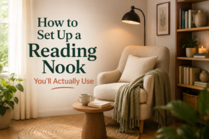 How to set up a reading nook you’ll actually use
