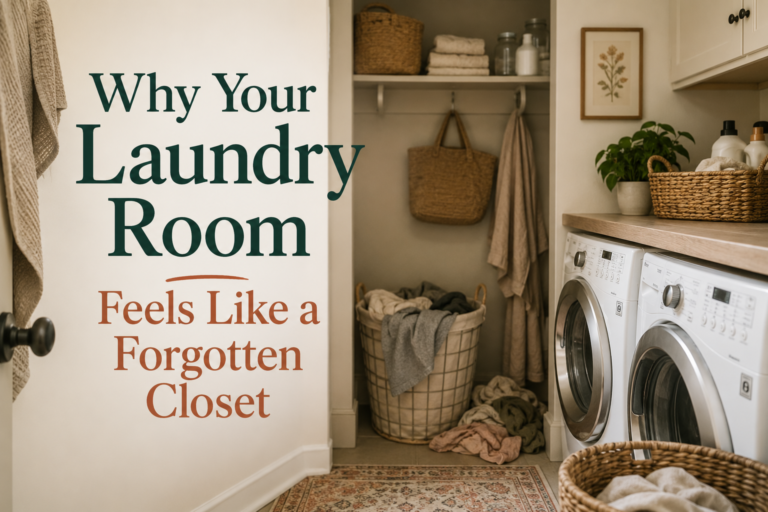 Why your laundry room feels like a forgotten closet?