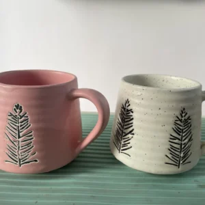 Fern Leaf Ceramic Mug – Botanical Fern Leaf Ceramic Mug - Botanical