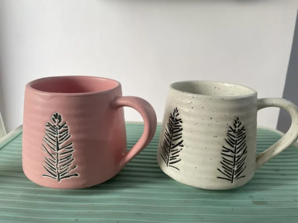 Fern Leaf Ceramic Mug - Botanical Fern Leaf Ceramic Mug - Botanical