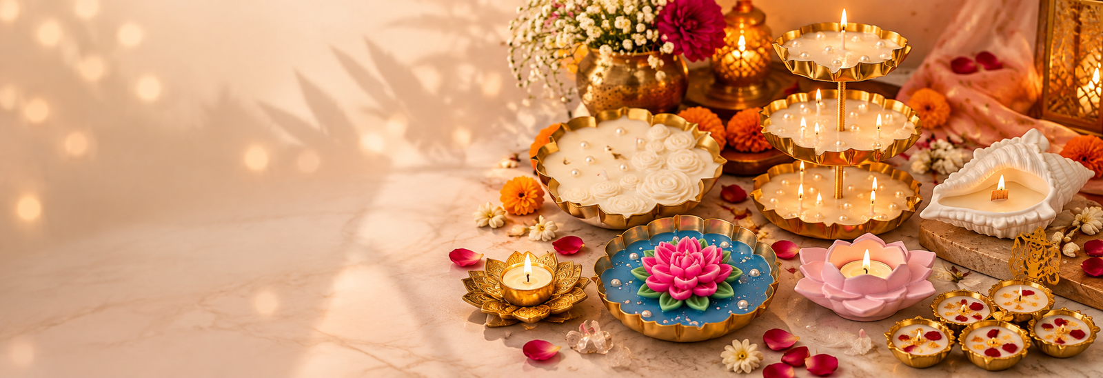 Diwali Urli Candles