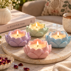 Chatgpt image sep 25 2026 04 40 37 pm lotus petal - traditional tealight candle holder for diwali & pooja decor