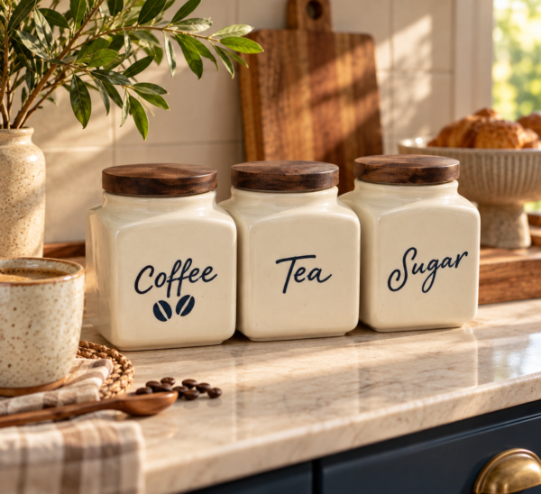 Cosy Coffee Corner Canisters
