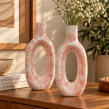 Sculptural Vases in Warm Interior Light